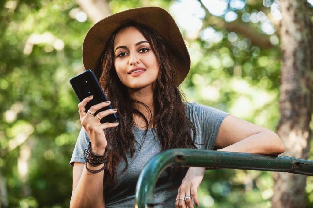 Bollywood Actress Sonakshi Sinha doing brand promotion for OPPO mobiles