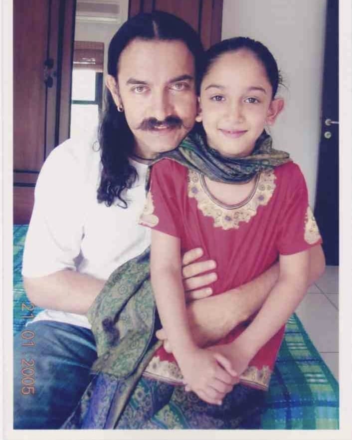 Aamir Khan with his daughter Ira Khan